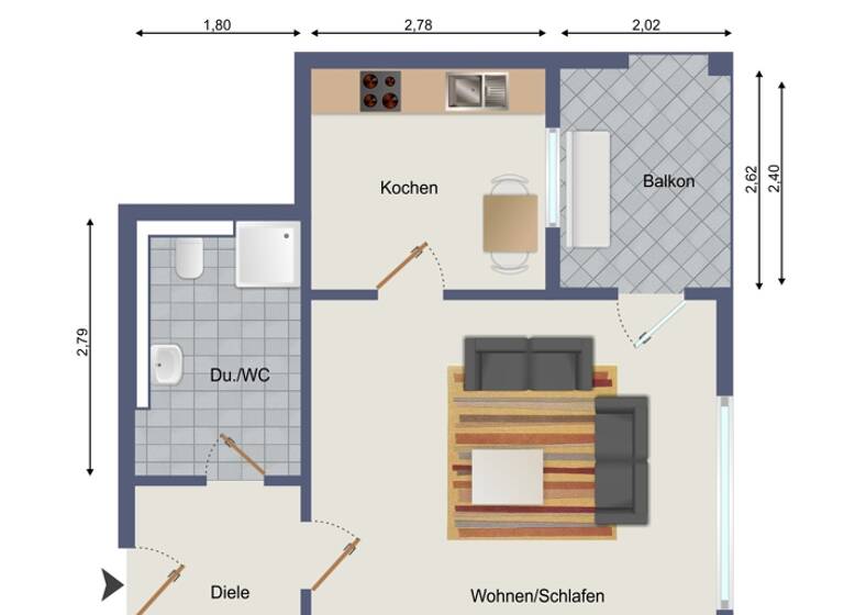 Studio zum Kauf provisionsfrei 219.900 € 1 Zimmer 41,8 m² Kühlungsborn 18225