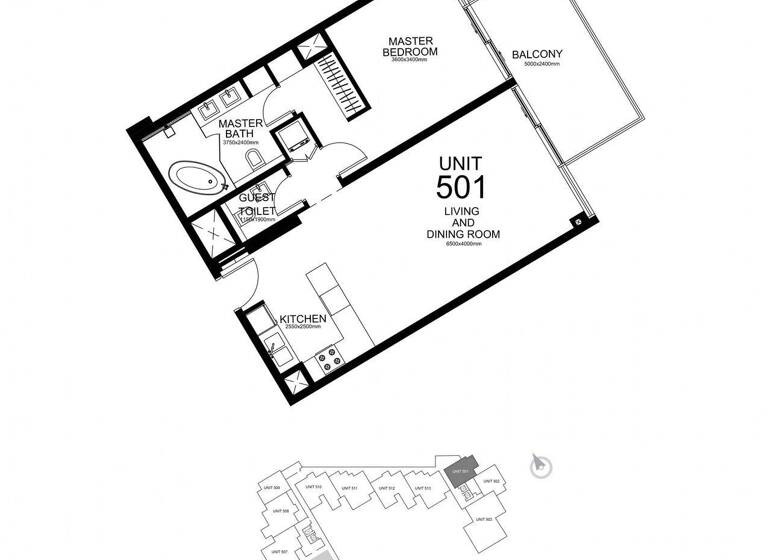 Studio zum Kauf 543.841 € 2 Zimmer 86 m² 6. Geschoss Al Wakrah 2977