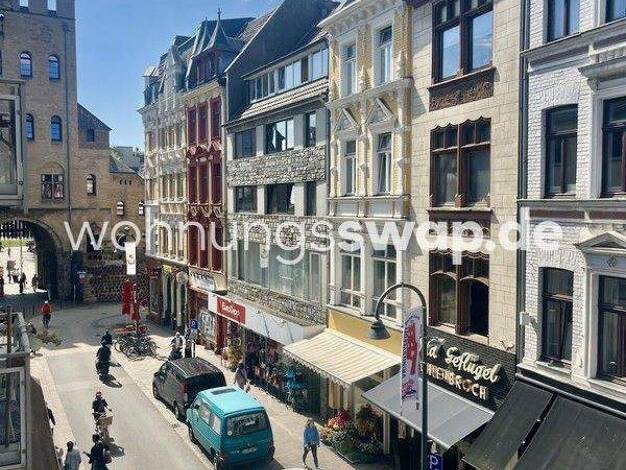 Studio zur Miete Tauschwohnung 1.270 € 3 Zimmer 80 m² 2. Geschoss Altstadt-Süd Köln 50678