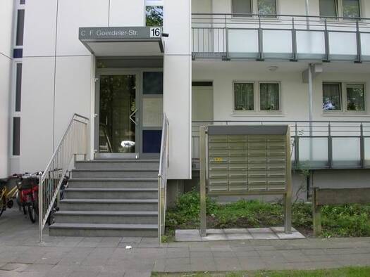 Wohnung zur Miete 619 € 2 Zimmer 55,9 m² 7. Geschoss frei ab 31.08.2026 Carl-Friedr.-Goerdeler-Straße 16 Garath Stadtbezirk 10 40595