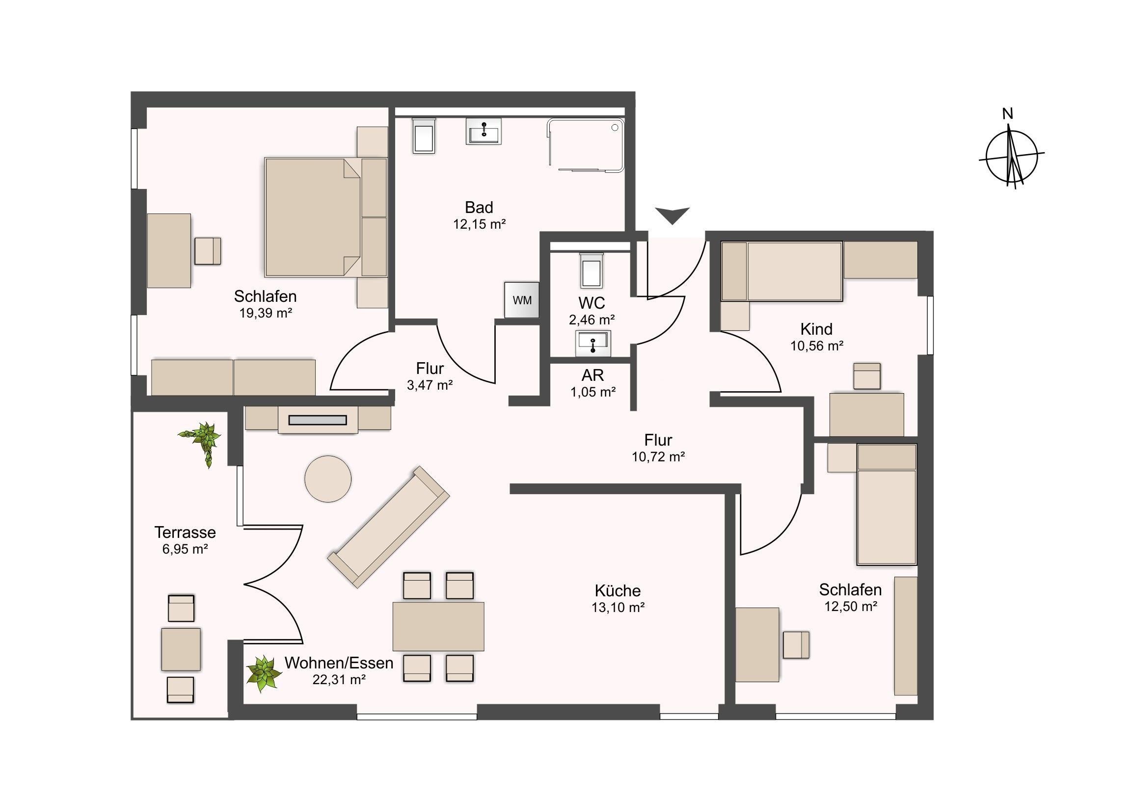 Terrassenwohnung zum Kauf 572.000 € 4 Zimmer 108 m²<br/>Wohnfläche EG<br/>Geschoss ab sofort<br/>Verfügbarkeit Fischerkoppel 19 Lauenburg/Elbe 21481