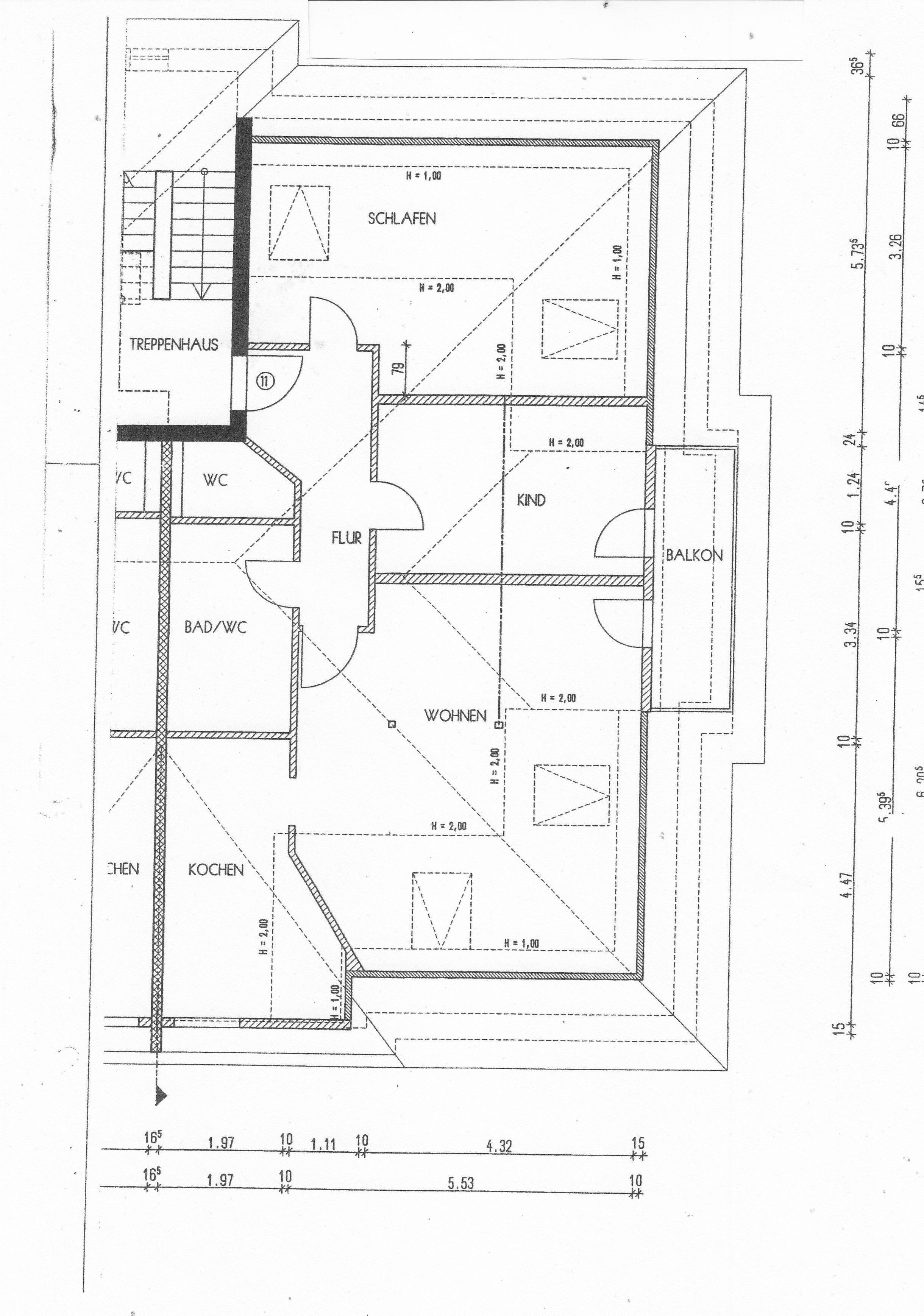 Wohnung zur Miete 850 € 3 Zimmer 75 m²<br/>Wohnfläche 3.<br/>Geschoss Hohe Str. 113 Plauen (Kantstr.) Dresden 01187