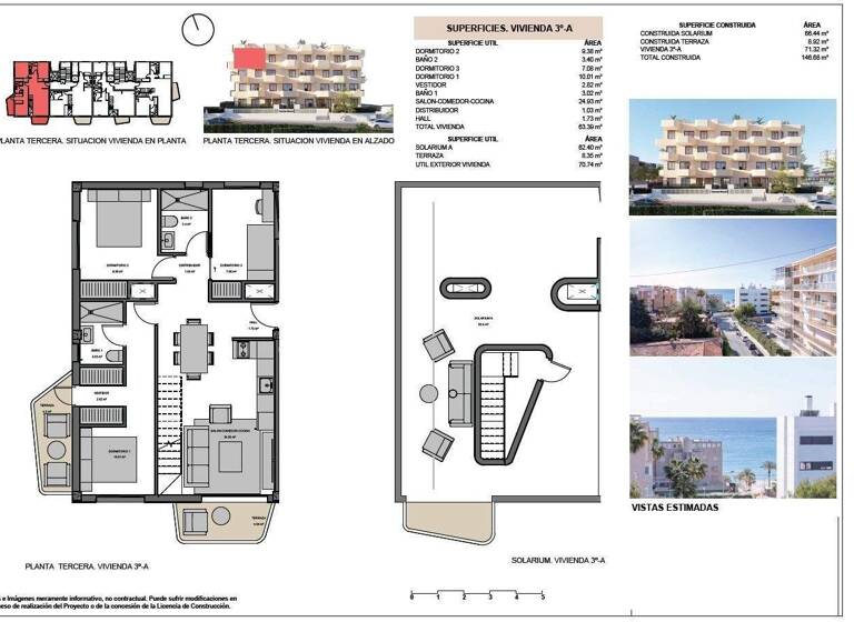 Wohnung zum Kauf provisionsfrei 600.000 € 4 Zimmer 71 m² 3. Geschoss Calle de Velázquez El Campello 03560