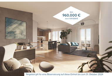 Wohnung zum Kauf provisionsfrei 960.000 € 3 Zimmer 75,1 m² 1. Geschoss Bavariastrasse 36 Sendlinger Feld München 80336