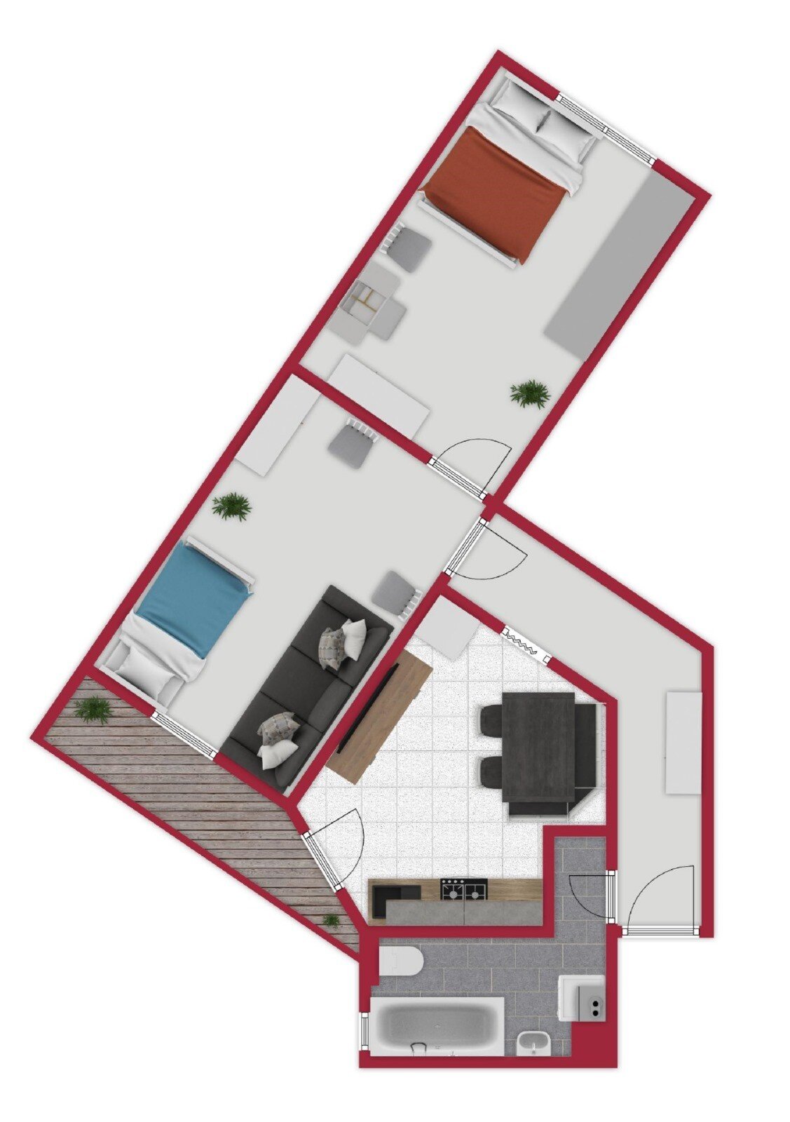 Wohnung zum Kauf 149.000 € 2 Zimmer 55 m²<br/>Wohnfläche 3.<br/>Geschoss Süd / Stadtbezirk 123 Ludwigshafen am Rhein 67061