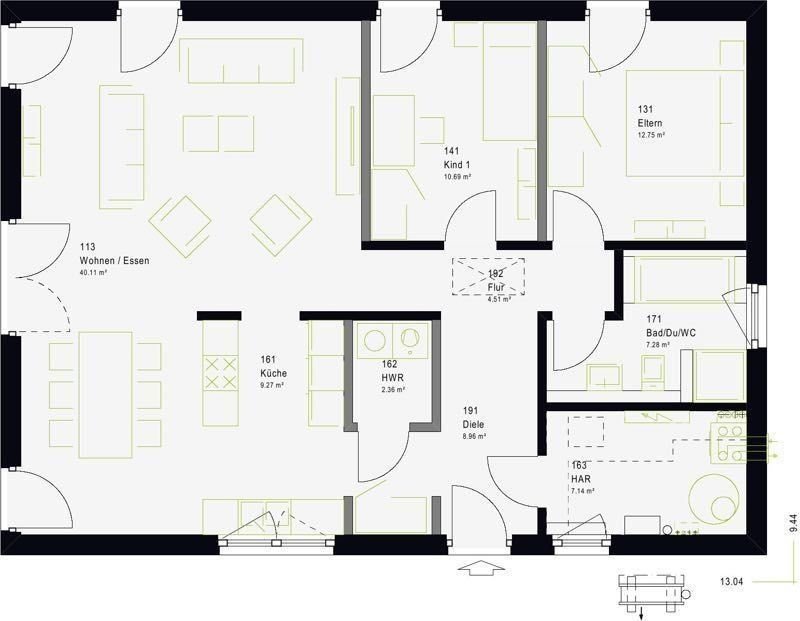 Bungalow zum Kauf provisionsfrei als Kapitalanlage geeignet 399.667 € 4 Zimmer 103 m²<br/>Wohnfläche 814 m²<br/>Grundstück Schönthal Schönthal 93488