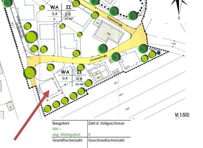 Grundstück zum Kauf 375.000 € 1.167 m² Grundstück Wallbach Bad Säckingen 79713