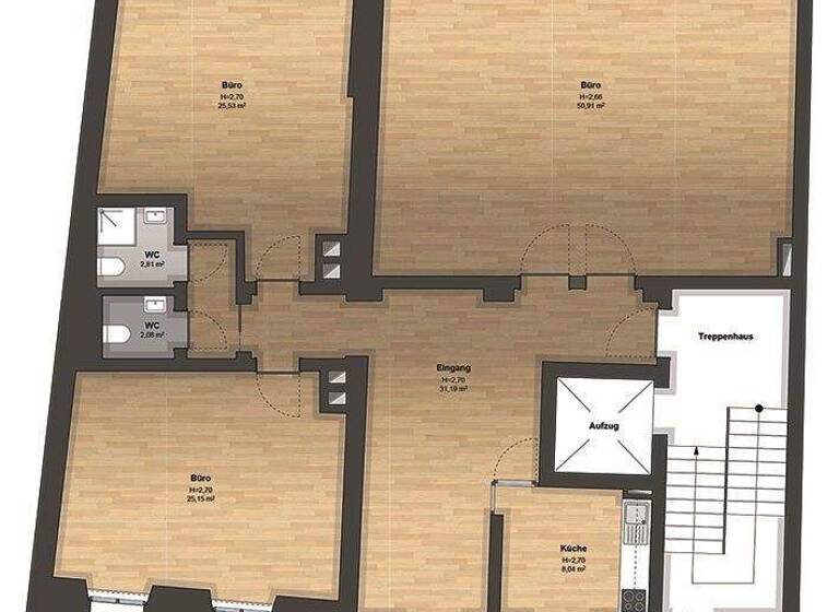 Bürofläche zur Miete 2.250 € 4 Zimmer 146 m² Bürofläche Altstadt Konstanz 78462