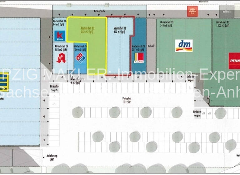 Laden zur Miete 17,50 € 267 m² Verkaufsfläche Südliche Neustadt Halle 06124