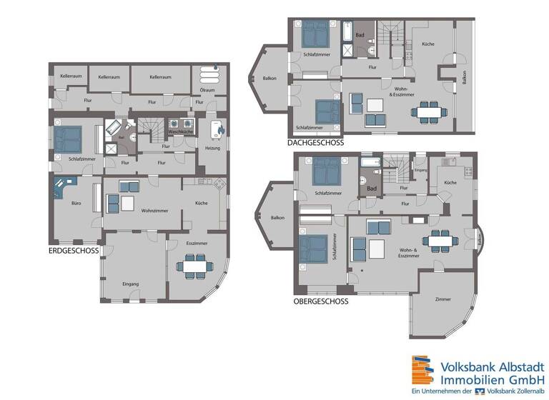 Mehrfamilienhaus zum Kauf 475.000 € 12 Zimmer 337 m² 804 m² Grundstück Hettingen 72513