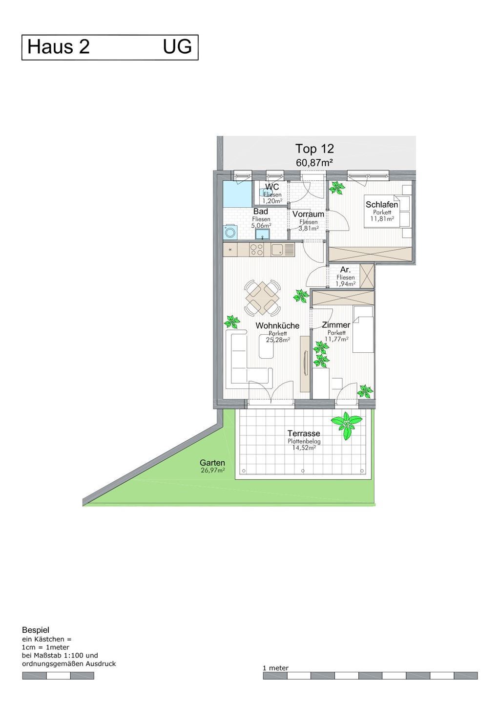 Wohnung zum Kauf provisionsfrei 211.829 € 3 Zimmer 60,9 m²<br/>Wohnfläche Sankt Marein bei Graz 8323