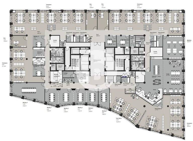 Bürogebäude zur Miete - Erstbezug provisionsfrei 21,50 € 1.618 m² Bürofläche teilbar ab 1.618 m² Eschborn 65760