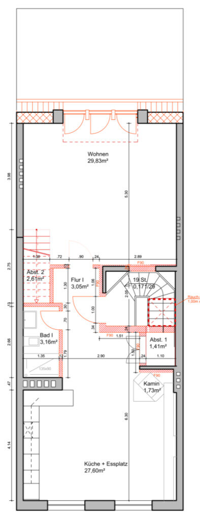 Wohnung zur Miete 2.922 € 3 Zimmer 127 m²<br/>Wohnfläche 01.02.2025<br/>Verfügbarkeit Eppendorf Hamburg 20251