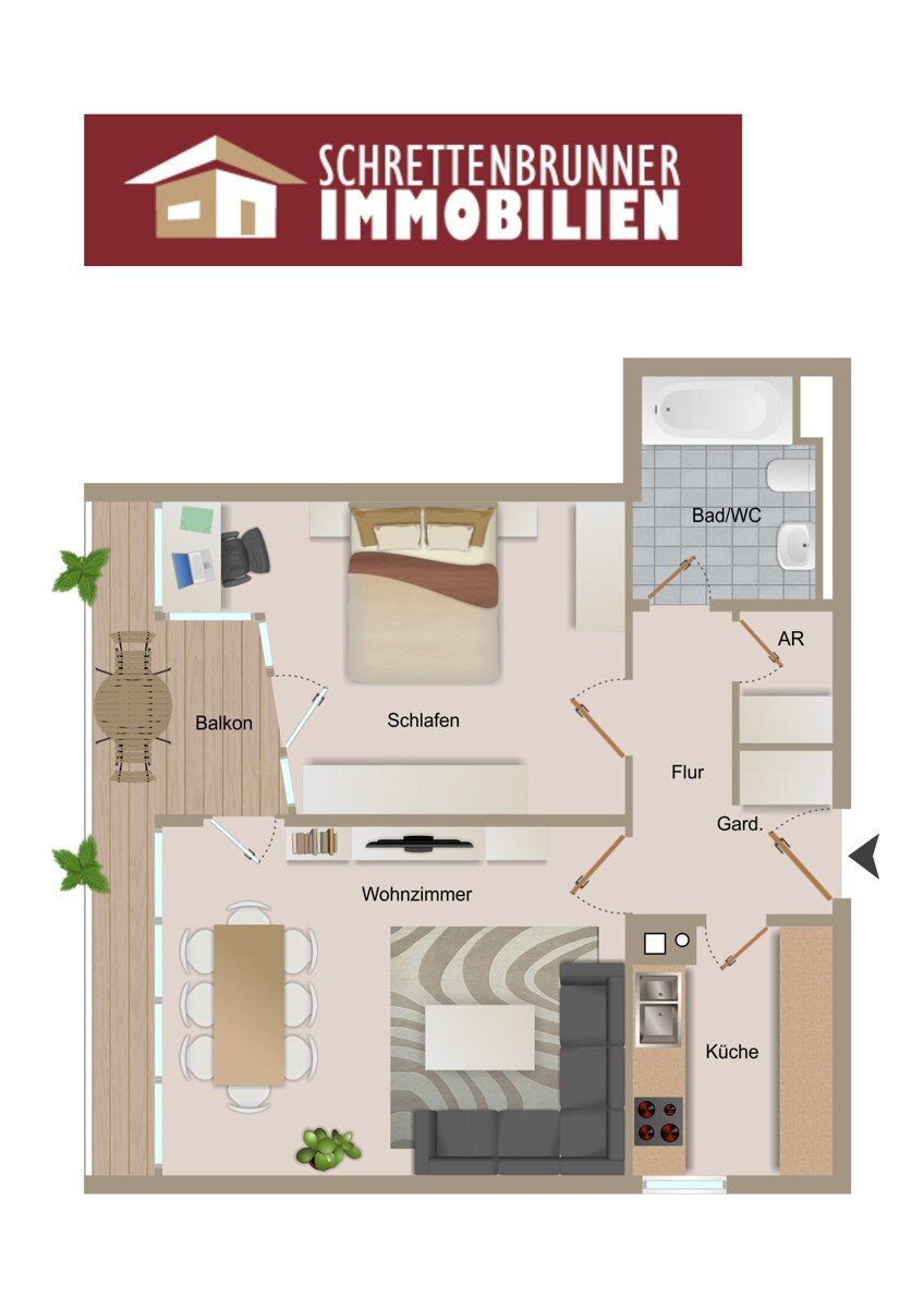 Wohnung zum Kauf 189.000 € 2 Zimmer 57,2 m²<br/>Wohnfläche Forchheim Forchheim 91301