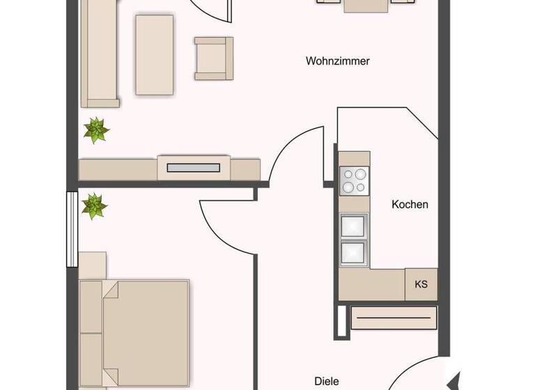 Wohnung zum Kauf 176.000 € 2 Zimmer 57,8 m² Öhringen 74613