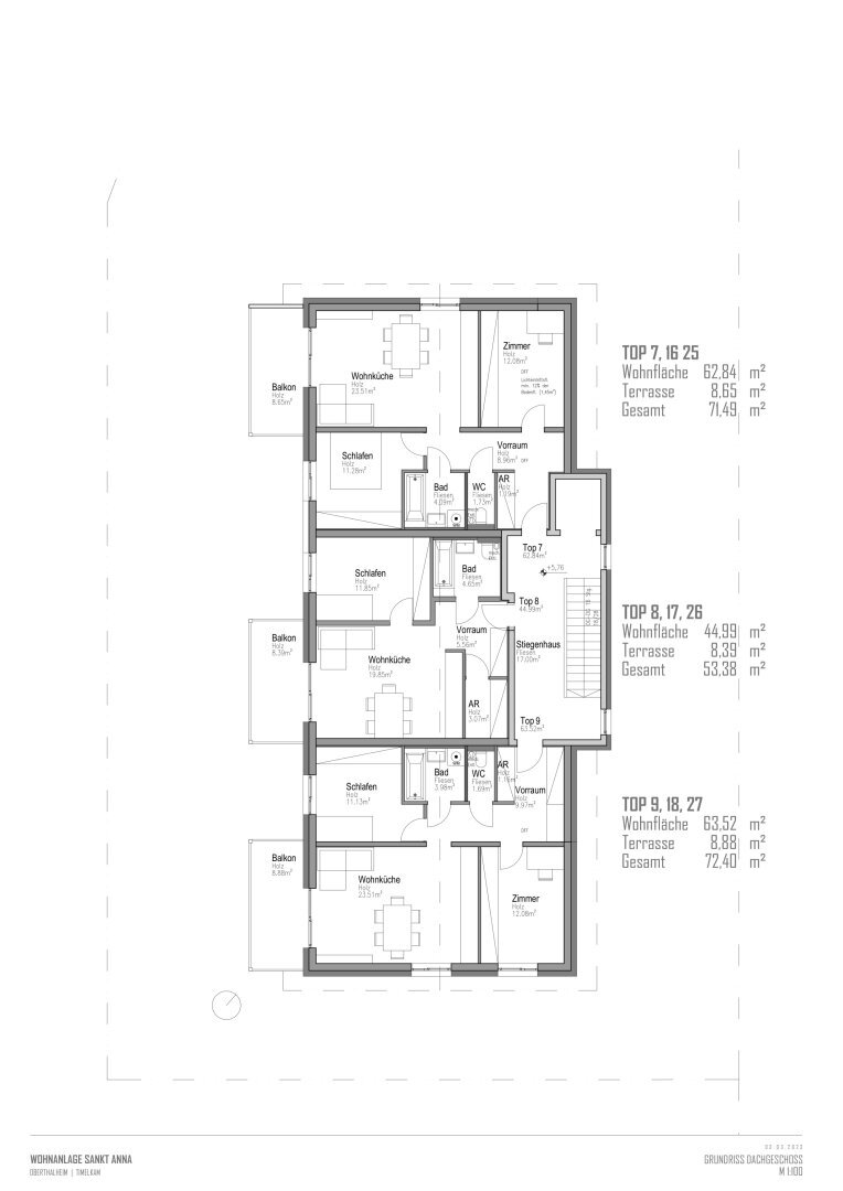 Wohnung zum Kauf provisionsfrei 304.952 € 3 Zimmer 62,8 m²<br/>Wohnfläche Oberthalheim 59 - 63 Timelkam 4850