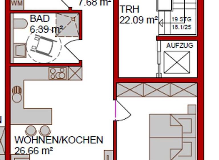 Wohnung zur Miete 785 € 2,4 Zimmer 52,6 m²<br/>Wohnfläche Große Straße 75 Rotenburg Rotenburg 27356