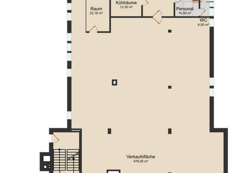 Laden zum Kauf provisionsfrei 2.073 € 602,4 m² Verkaufsfläche Hauptstraße 17-19 Eichenau 82223