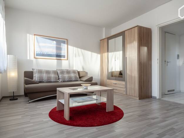 Studio zur Miete Wohnen auf Zeit 850 € 1 Zimmer 27 m² frei ab 01.10.2026 Unterrath Düsseldorf 40468