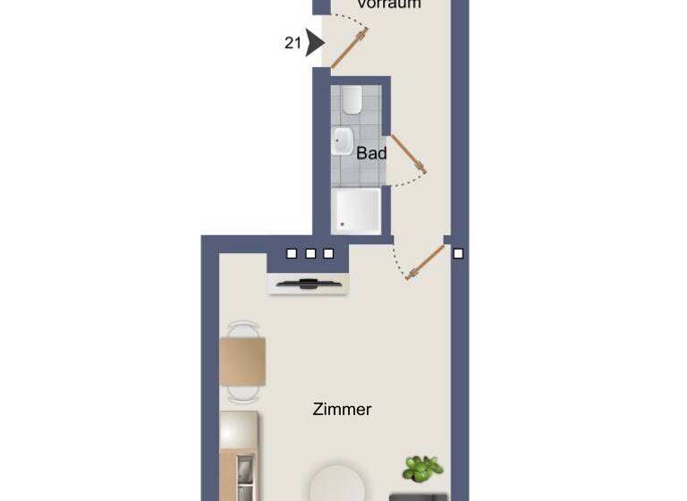 Studio zum Kauf - Erstbezug 175.000 € 1 Zimmer 28,6 m² 4. Geschoss Wien 1150