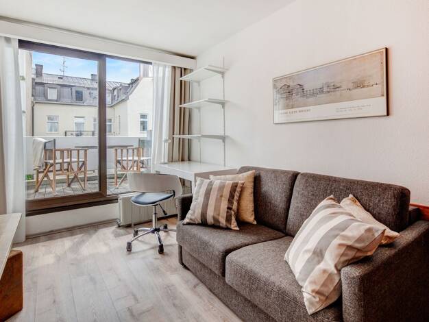 Studio zum Kauf 320.000 € 1 Zimmer 22,4 m² 4. Geschoss frei ab 01.10.2026 Maxvorstadt München 80799