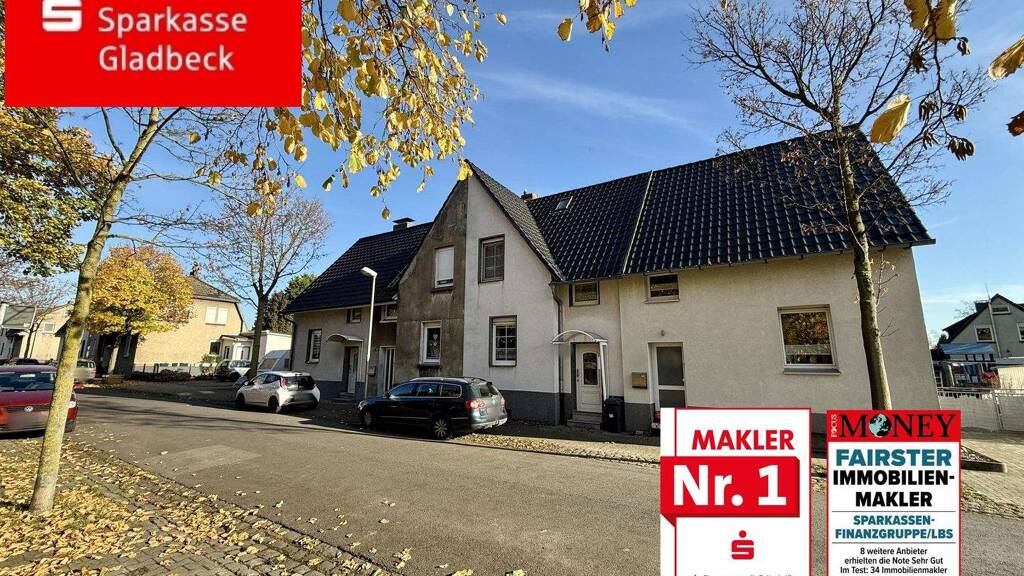 Reihenmittelhaus zum Kauf 220.000 € 3 Zimmer 80 m² 392 m² Grundstück Schultendorf Gladbeck 45966
