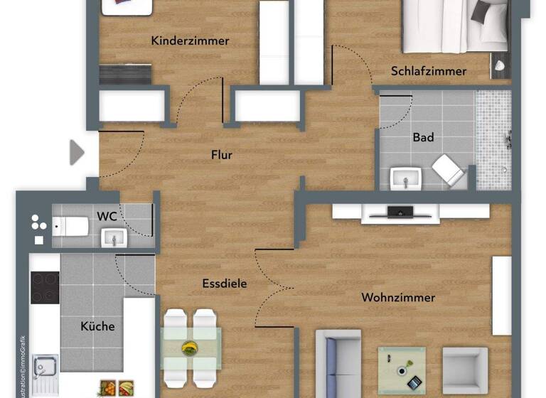 Wohnung zum Kauf 269.000 € 3 Zimmer 81 m² frei ab sofort Bierstadt Wiesbaden 65191