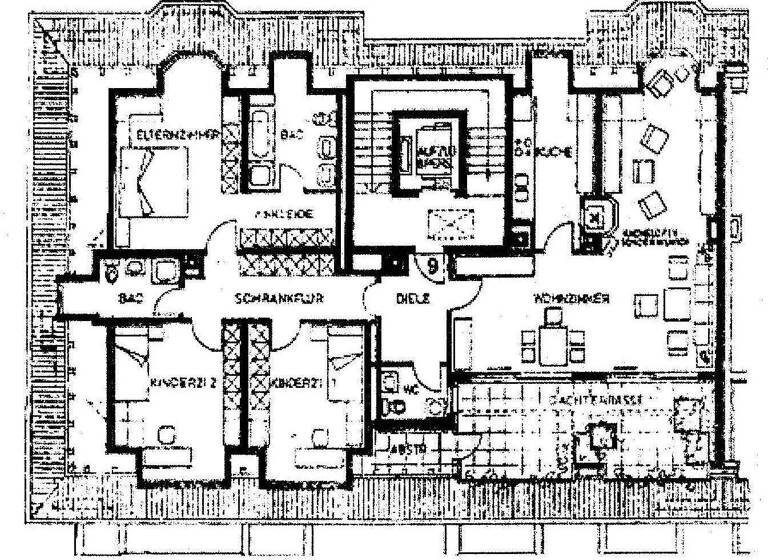 Wohnung zur Miete 2.575 € 4 Zimmer 174 m² 4. Geschoss Maxfeld Nürnberg 90409