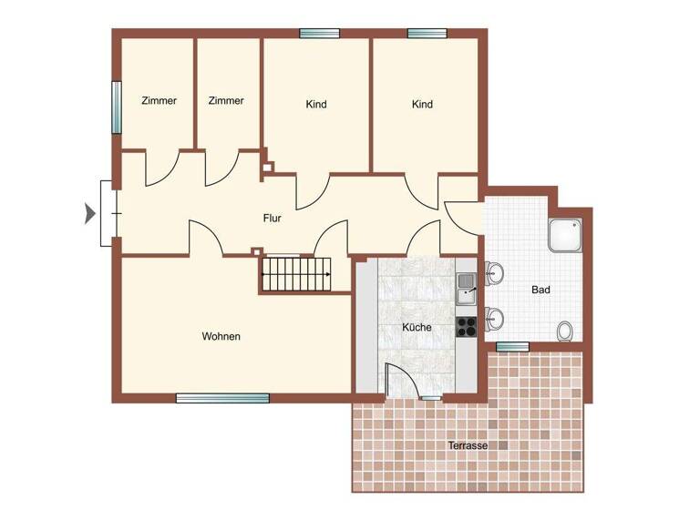 Wohnung zum Kauf 139.000 € 4 Zimmer 112 m² EG Sellstedt Schiffdorf / Sellstedt 27619