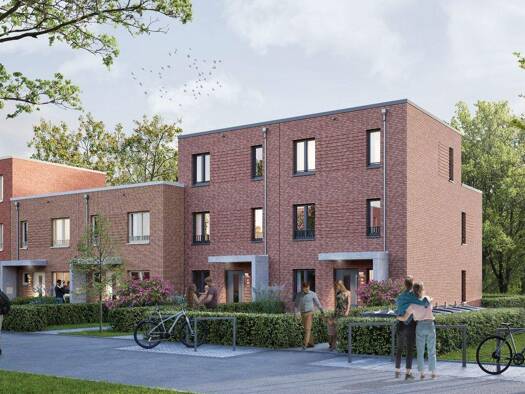 Reihenmittelhaus zur Miete - Erstbezug 1.956 € 5 Zimmer 126,2 m² frei ab 01.03.2026 Magda-Hoppstock-Huth-Strasse 1 Rissen Hamburg 22559