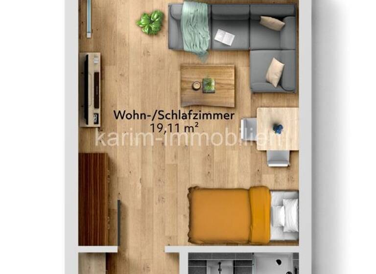 Studio zum Kauf 179.000 € 1 Zimmer 32 m² 1. Geschoss St. Georgen St. Georgen-Nord,  Freiburg im Breisgau 79111