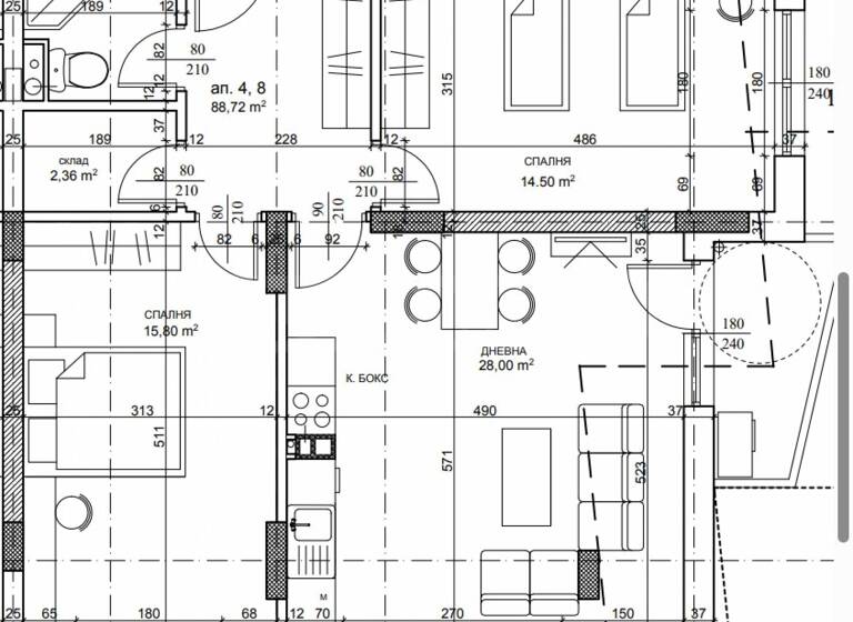 Studio zum Kauf 423.800 € 3 Zimmer 106 m² Sofia