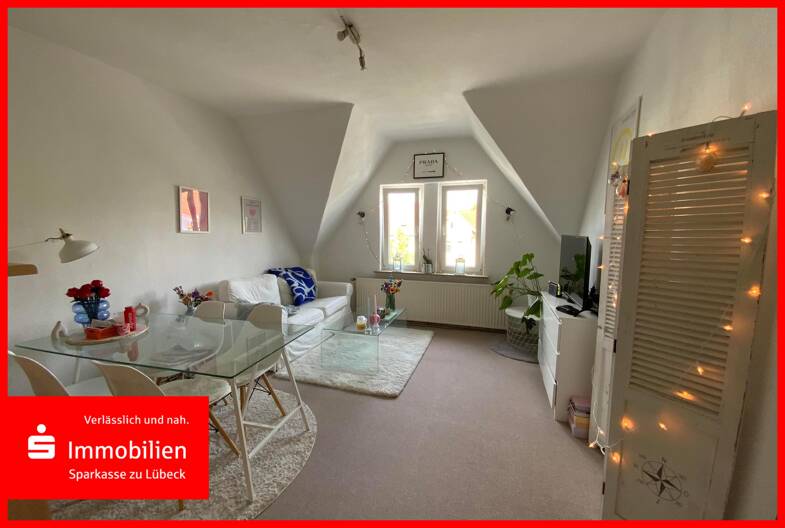 Wohnung zum Kauf 147.000 € 2 Zimmer 53 m² Dachgeschoss frei ab sofort St. Lorenz Nord Lübeck 23554