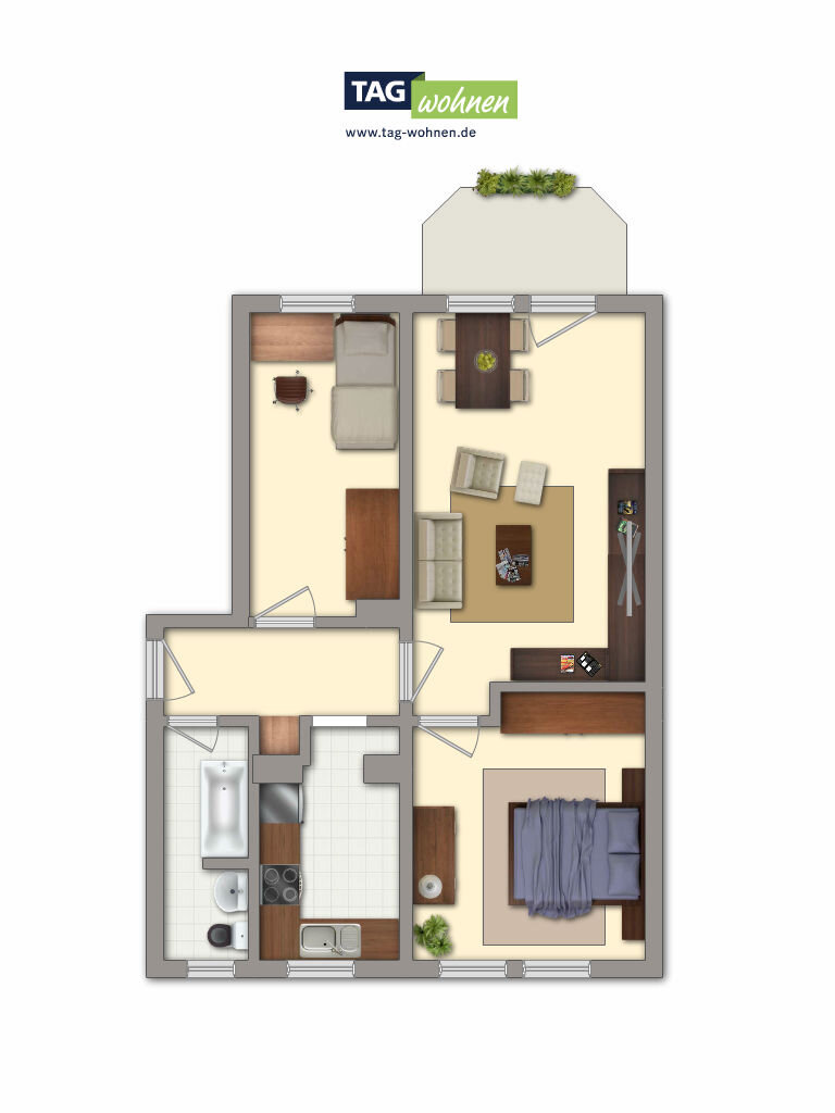 Wohnung zur Miete 307 € 3 Zimmer 57 m²<br/>Wohnfläche 3.<br/>Geschoss 15.02.2025<br/>Verfügbarkeit Gartenstraße 11 Stadtilm 99326