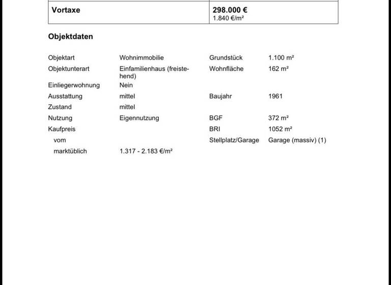 Einfamilienhaus zum Kauf provisionsfrei 279.000 € 6 Zimmer 162 m² 1.100 m² Grundstück Duderstadt 37115