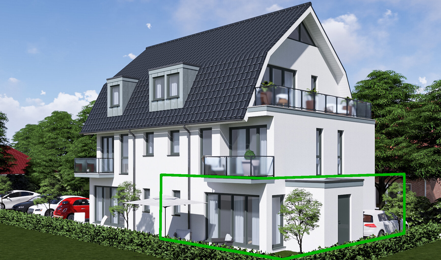 Terrassenwohnung zum Kauf provisionsfrei 264.500 € 2 Zimmer 52,2 m²<br/>Wohnfläche 1.<br/>Geschoss ab sofort<br/>Verfügbarkeit Bad Zwischenahn Bad Zwischenahn 26160