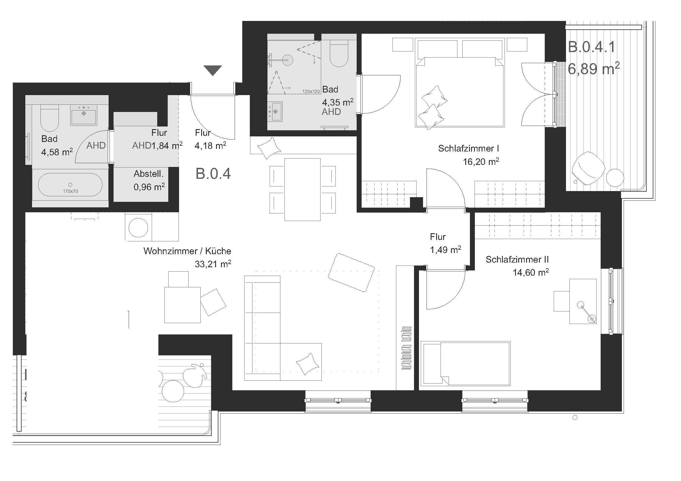 Wohnung zum Kauf provisionsfrei 574.000 € 3 Zimmer 88,9 m²<br/>Wohnfläche EG<br/>Geschoss Pölnitzweg 67 Buch Berlin 13125