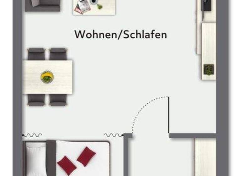 Studio zum Kauf 129.000 € 1 Zimmer 42 m² 2. Geschoss Erkrath 40699