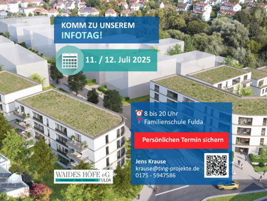 Wohnung zur Miete - Erstbezug 1.410 € 4 Zimmer 117,4 m² 1. Geschoss frei ab 31.03.2027 Fulda 36037