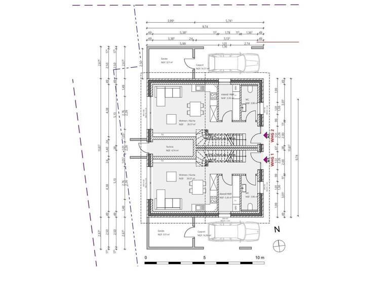 Doppelhaushälfte zum Kauf 298.275 € 3 Zimmer 72,8 m² Essen Essen (Oldenburg) 49632