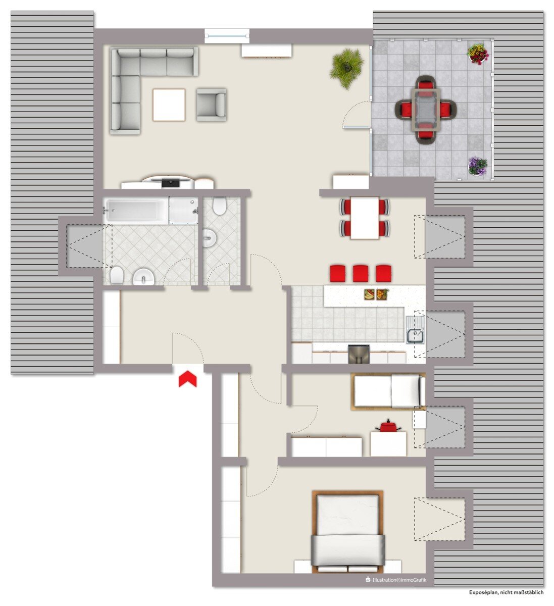 Wohnung zum Kauf 235.000 € 3 Zimmer 93 m²<br/>Wohnfläche Telgte Telgte 48291