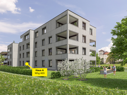Wohnung zum Kauf - Erstbezug 374.000 € 2 Zimmer 48,3 m² Pappelweg Lochau 6911