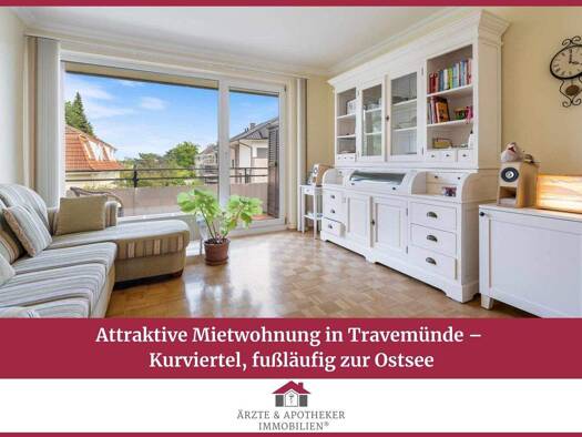 Wohnung zur Miete 950 € 2 Zimmer 54,3 m² 1. Geschoss Travemünde Lübeck / Travemünde 23570