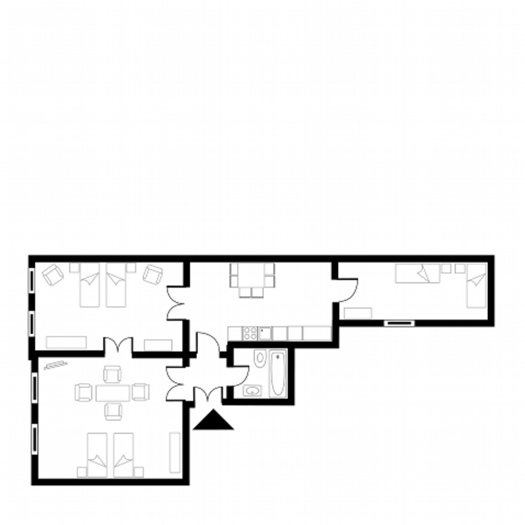 Wohnung zur Miete Wohnen auf Zeit 3.228 € 4 Zimmer 80 m²<br/>Wohnfläche ab sofort<br/>Verfügbarkeit Metzer Straße Prenzlauer Berg Berlin 10405