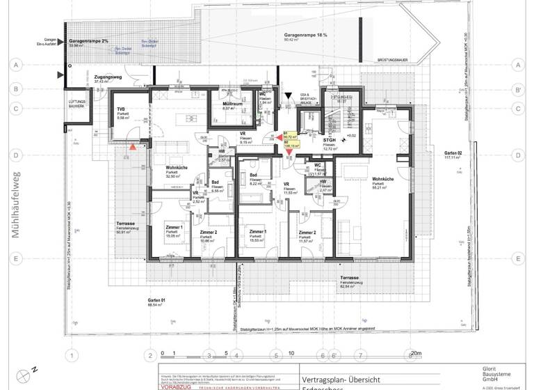 Wohnung zum Kauf - Erstbezug 749.900 € 3 Zimmer 106,1 m² EG frei ab sofort Wien 1220