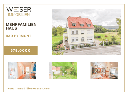 Haus zum Kauf 579.000 € 14 Zimmer 413,9 m² 2.301 m² Grundstück Bad Pyrmont Bad Pyrmont 31812