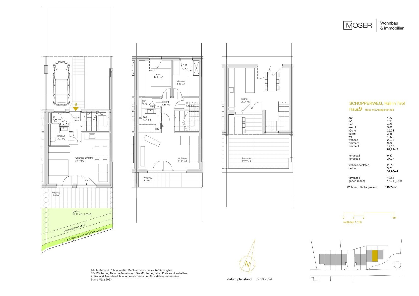 Haus zum Kauf provisionsfrei 823.000 € 119,7 m²<br/>Wohnfläche Hall in Tirol 6060