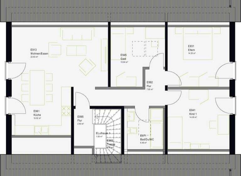 Doppelhaushälfte zum Kauf - Erstbezug provisionsfrei 387.530 € 4 Zimmer 109 m² 514 m² Grundstück Belm 49191