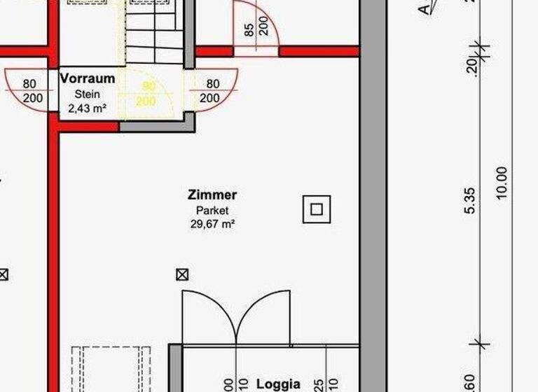 Studio zur Miete 700 € 1 Zimmer 35 m² 1. Geschoss frei ab 01.04.2026 Frauenberg 9 Stein an der Donau Krems/Stein 3500