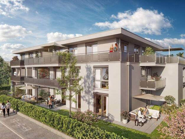 Wohnung zum Kauf - Neubau provisionsfrei 1.265.000 € 4 Zimmer 103,8 m² 1. Geschoss Canisiusstraße 5 Hadern München 81377